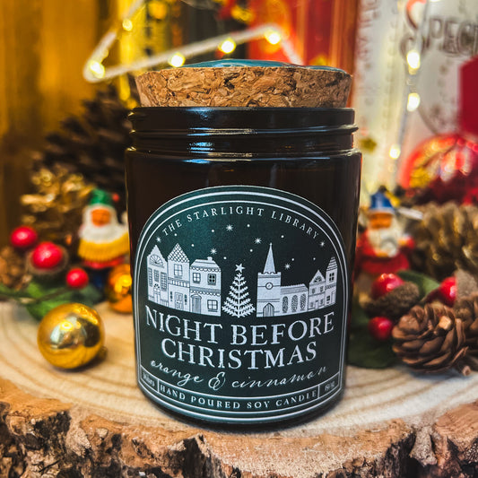 Night Before Christmas Candle