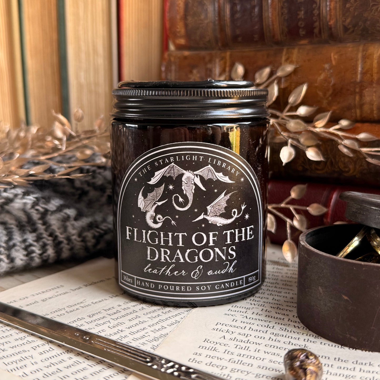 Flight of the Dragons Candle