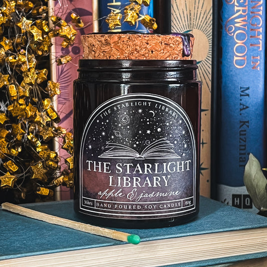 The Starlight Library Candle